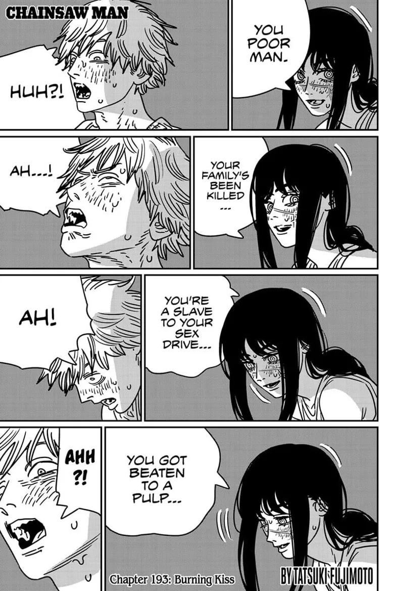 Chainsaw Man Chapter 193 page 1 - Chapter 193: Burning Kiss