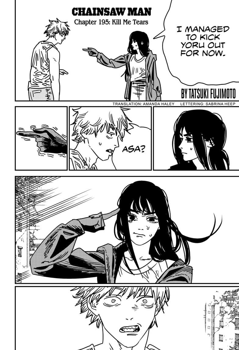 Chainsaw Man Chapter 195 page 1 - Chapter 195: Kill Me Tears