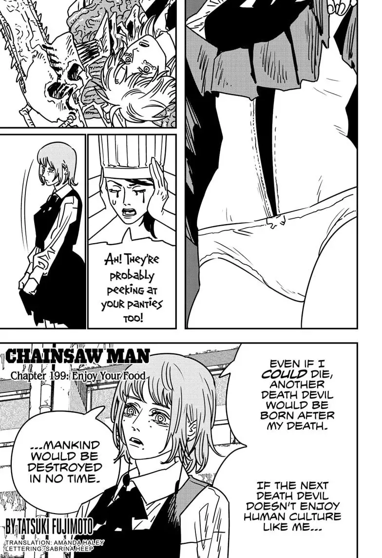 Chainsaw Man Chapter 199 page 1 - Chapter 199: Enjoy Your Food