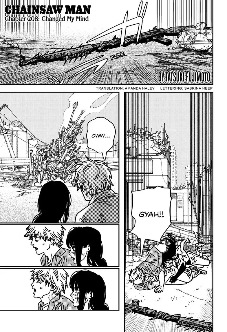 Chainsaw Man Chapter 208 page 1 - Chapter 208: Changed My Mind