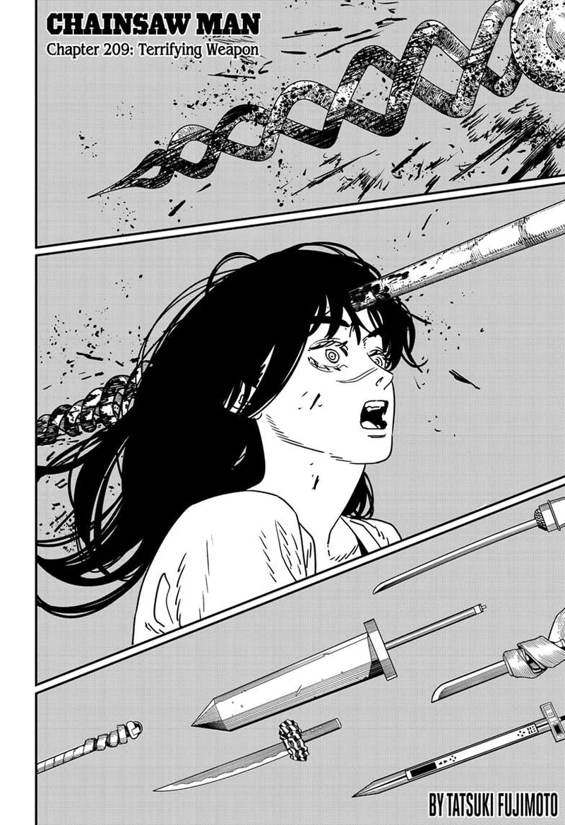 Chainsaw Man Chapter 209 page 1 - Chapter 209: Terrifying Weapon