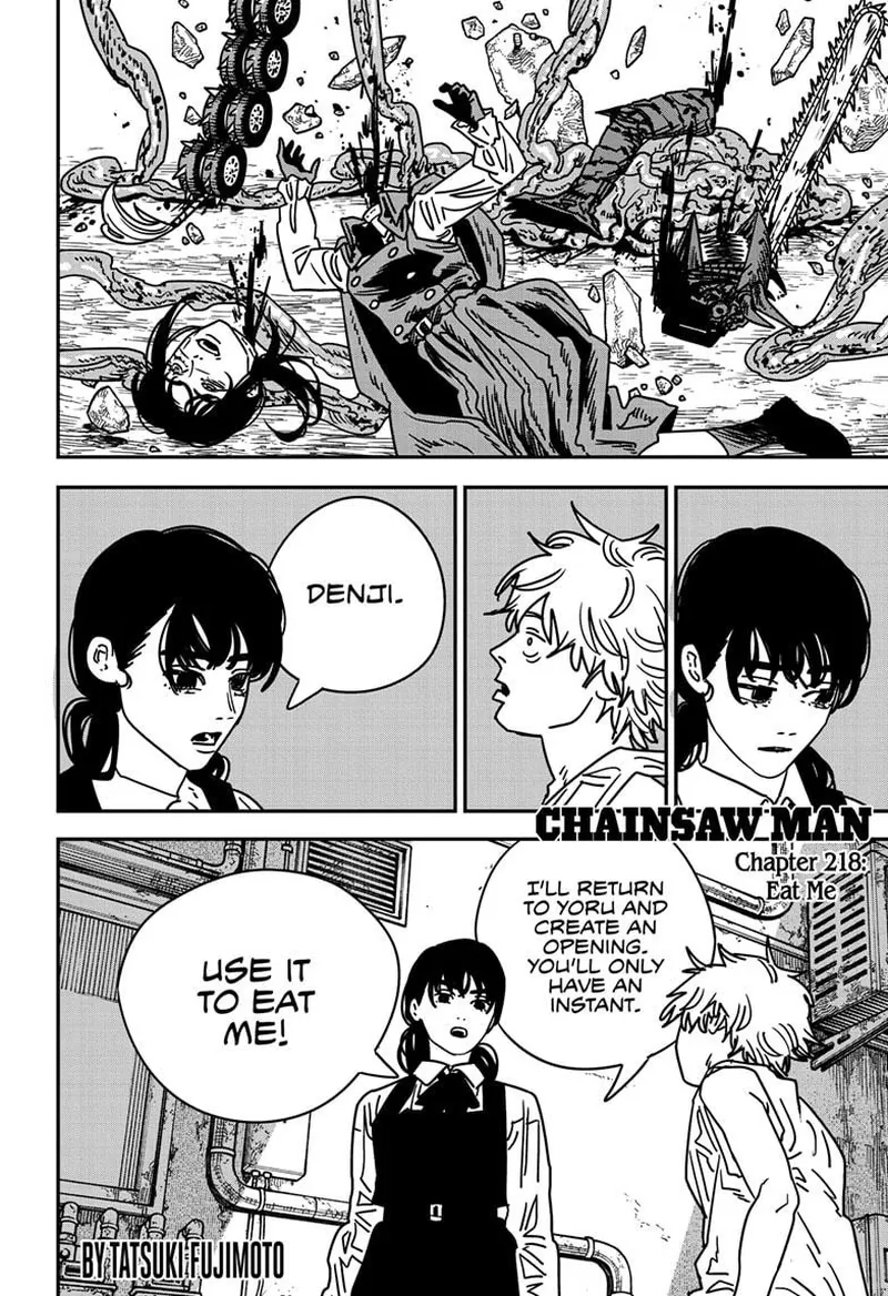 Chainsaw Man Chapter 218 page 1 - Chapter 218: Eat Me