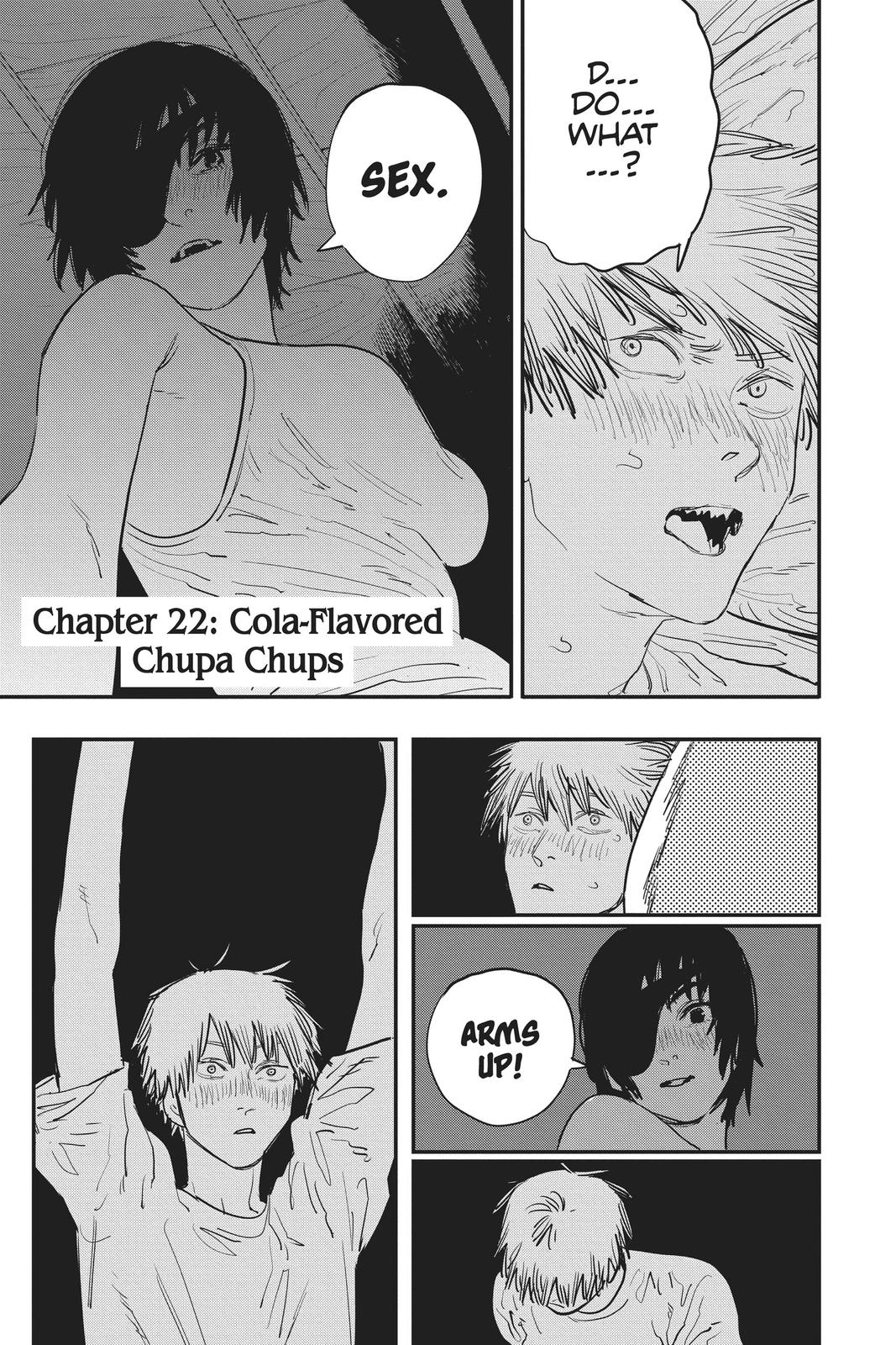 Chainsaw Man Chapter 22 page 1 - Chapter 22: Cola-Flavor Chupa Chups