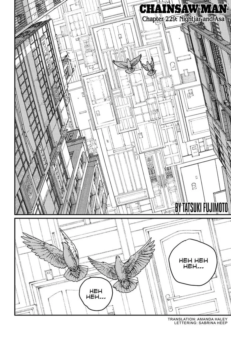 Chainsaw Man Chapter 229 page 1 - Chapter 229: Nightjar and Asa