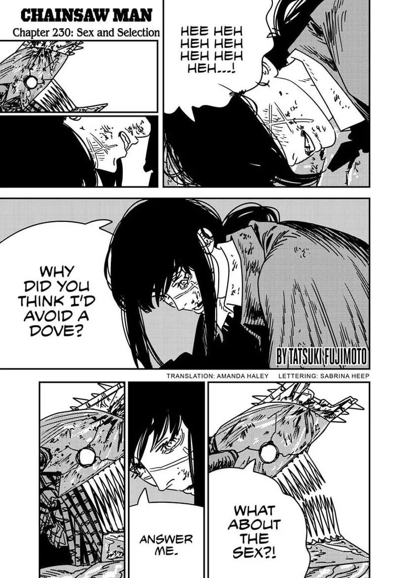 Chainsaw Man Chapter 230 page 1 - Chapter 230: Sex and Selection