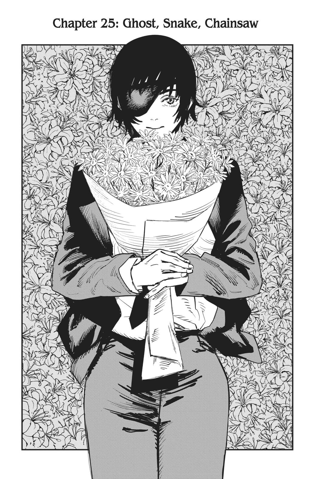 Chainsaw Man Chapter 25 page 1 - Chapter 25: Ghost, Snake, Chainsaw