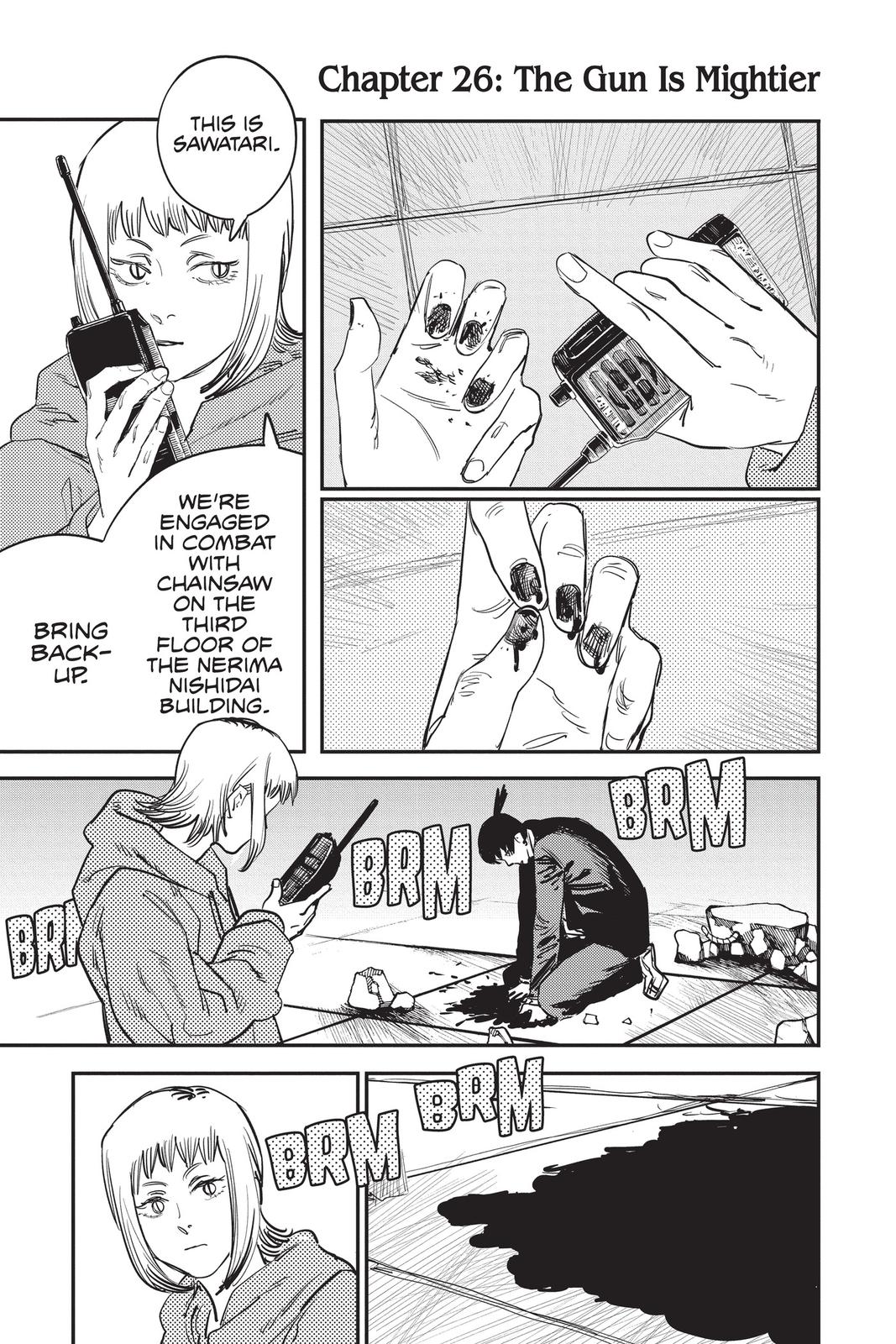 Chainsaw Man Chapter 26 page 8 - Chapter 26: The Gun is Mightier
