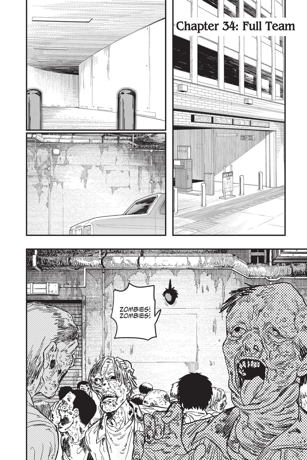 Chainsaw Man Chapter 34 page 2 - Chapter 34: Full Team