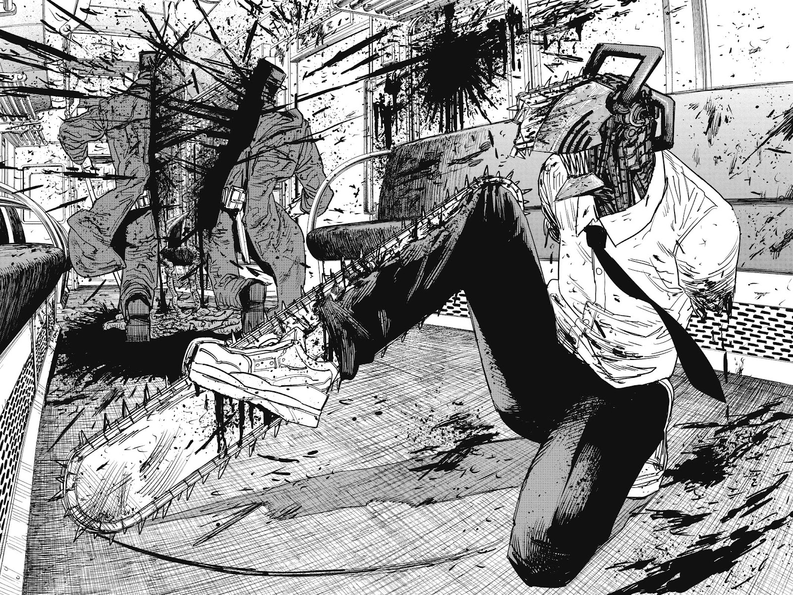 Chainsaw Man Chapter 37 page 16 - Chapter 37: Train, Head, Chainsaw