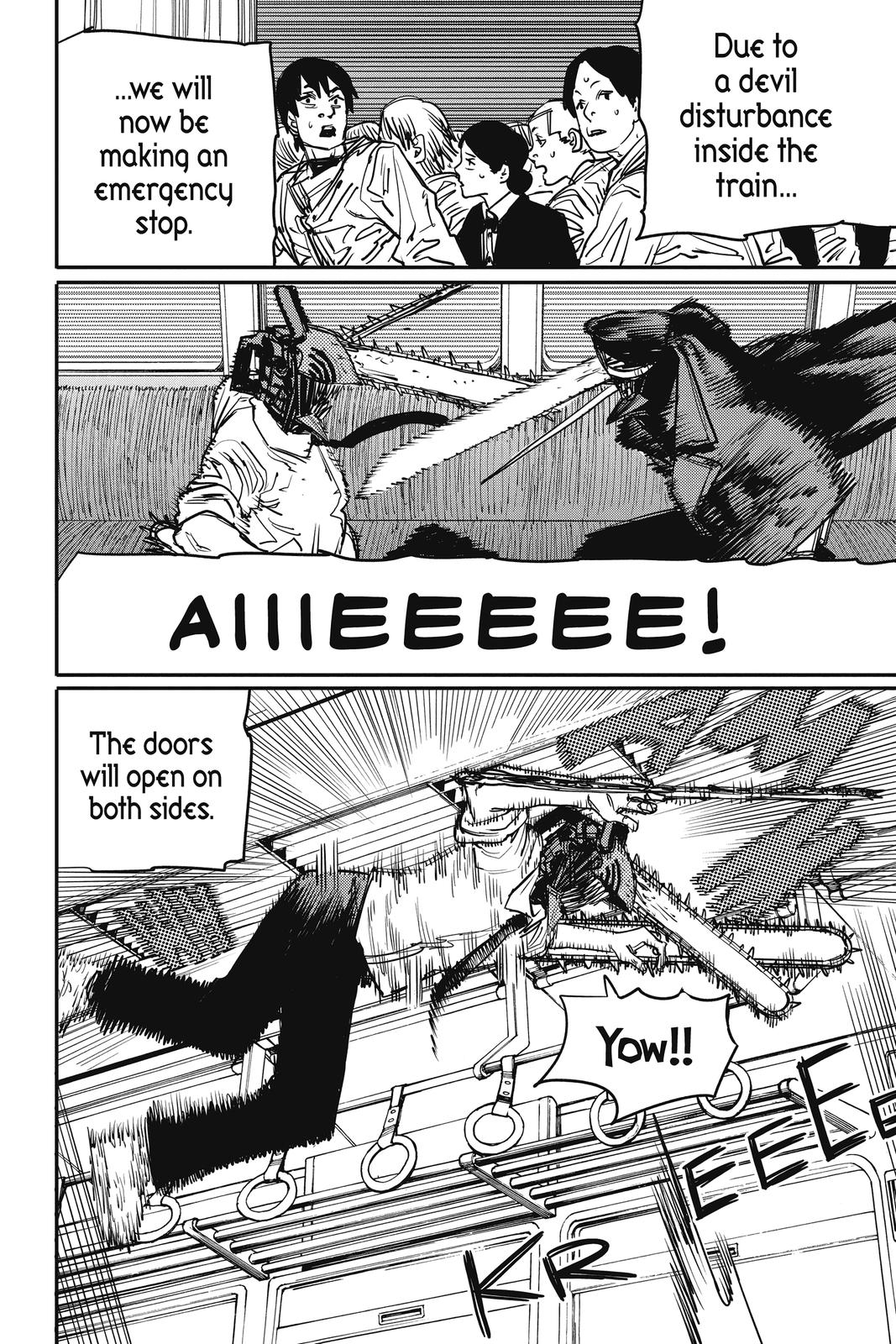 Chainsaw Man Chapter 37 page 4 - Chapter 37: Train, Head, Chainsaw