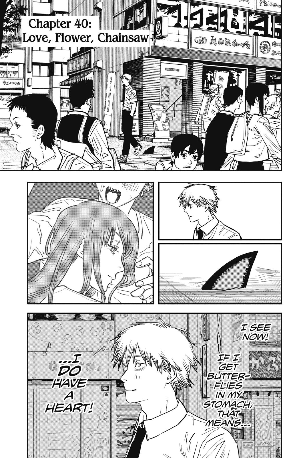 Chainsaw Man Chapter 40 page 1 - Chapter 40: Love, Flower, Chainsaw