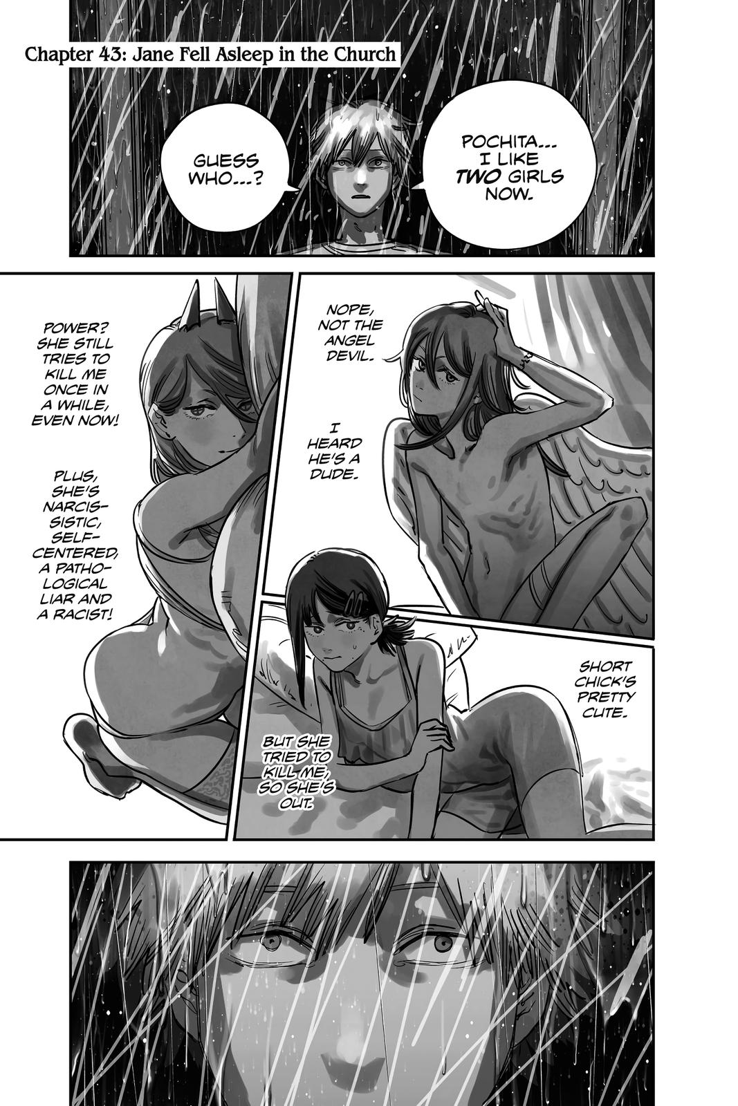 Chainsaw Man Chapter 43 page 1 - Chapter 43: Jane Fell Asleep in the Church