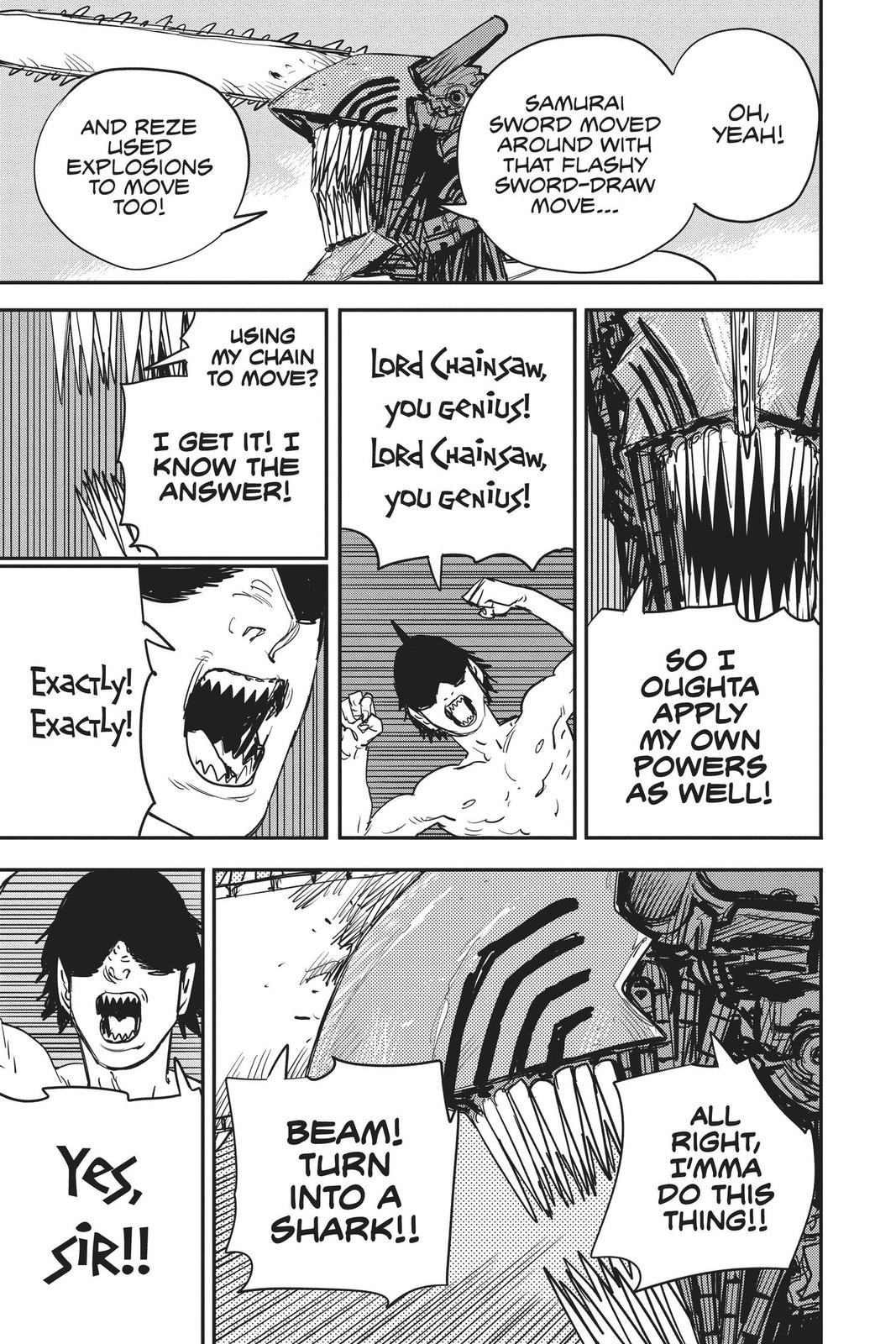 Chainsaw Man Chapter 49 page 15 - Chapter 49: Shark Hurricane