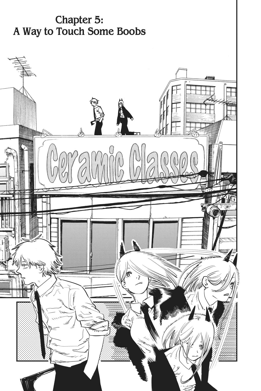 Chainsaw Man Chapter 5 page 1 - Chapter 5: A Way to Touch Some Boobs