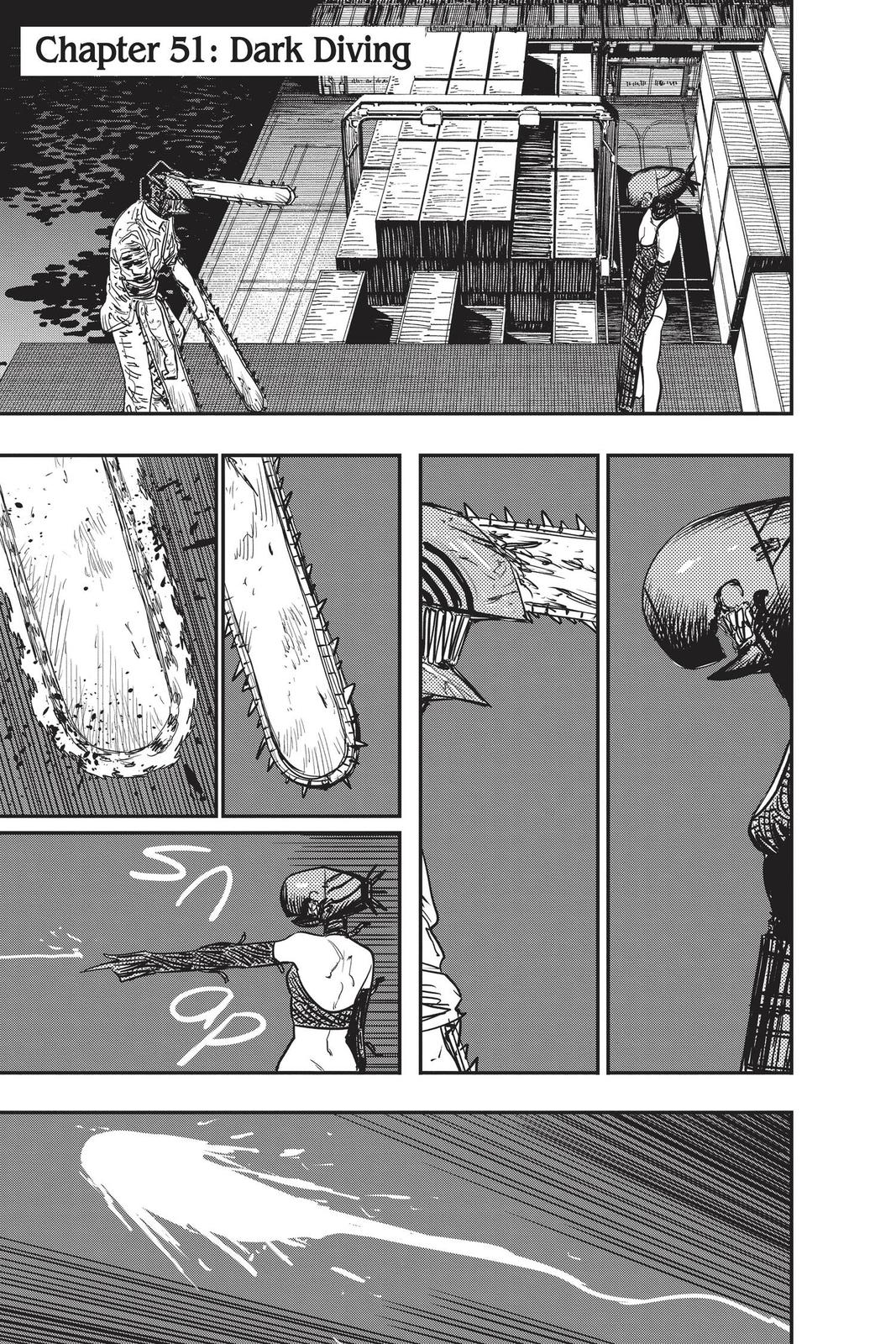 Chainsaw Man Chapter 51 page 1 - Chapter 51: Dark Diving