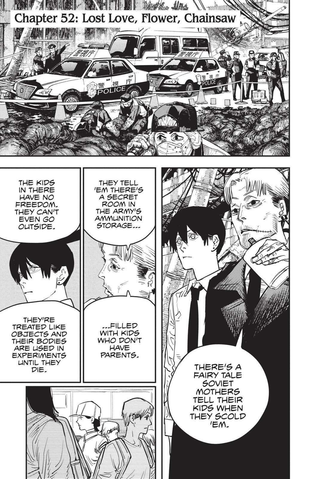 Chainsaw Man Chapter 52 page 1 - Chapter 52: Lost Love, Flower, Chainsaw