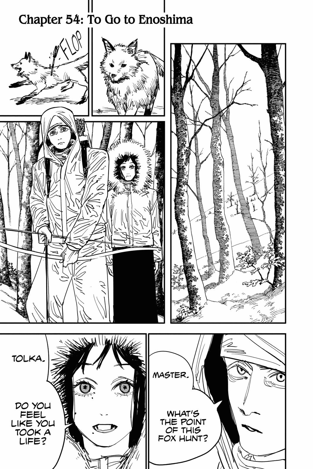 Chainsaw Man Chapter 54 page 1 - Chapter 54: To Go to Enoshima