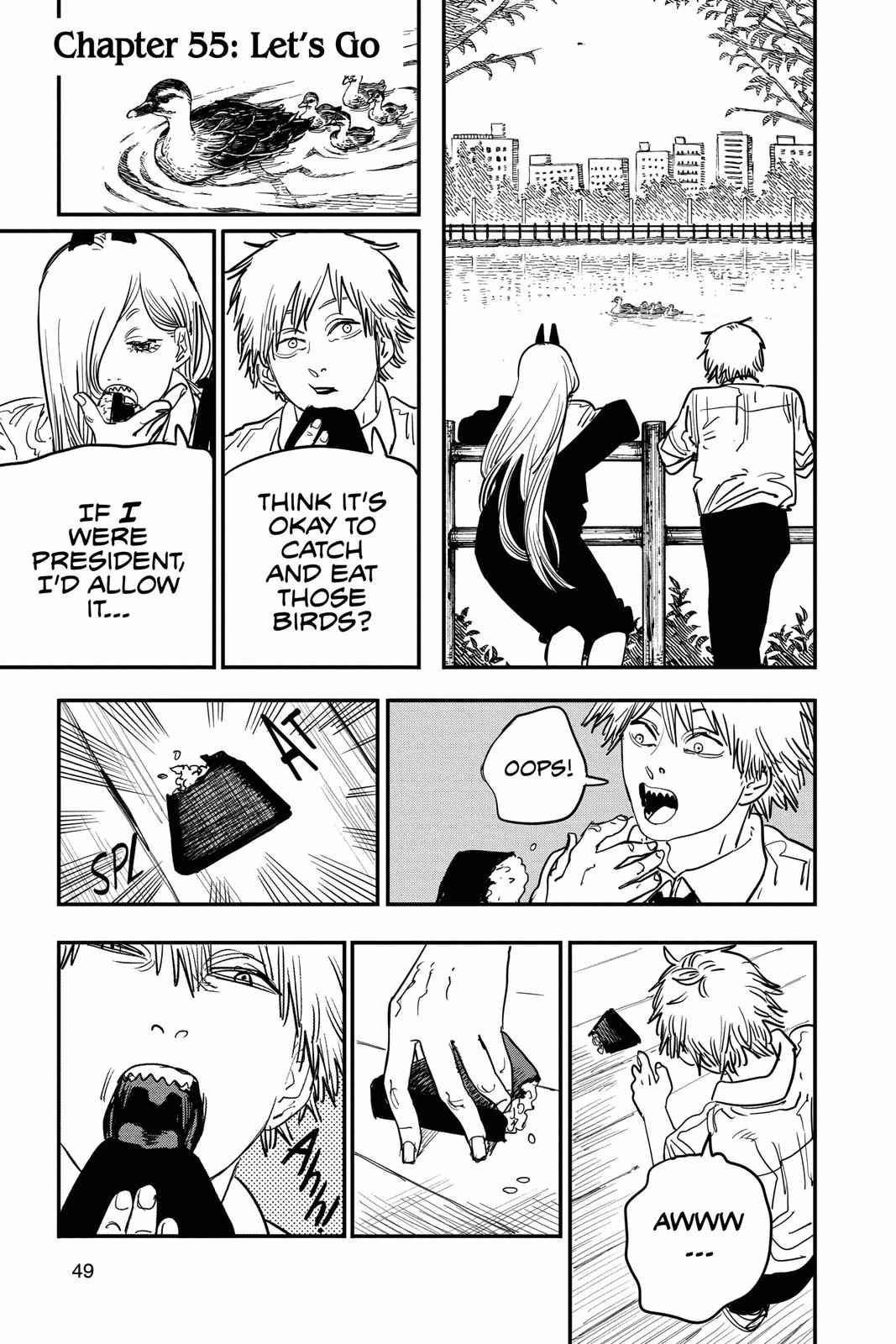 Chainsaw Man Chapter 55 page 1 - Chapter 55: Let's go