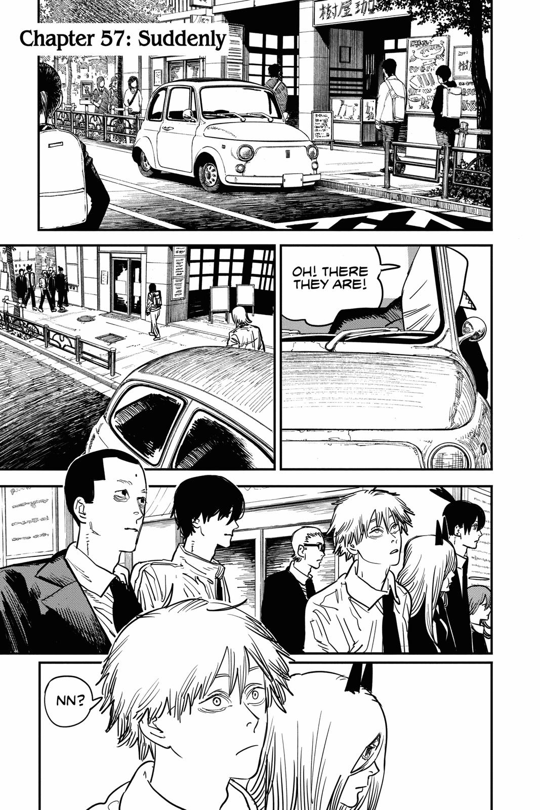 Chainsaw Man Chapter 57 page 1 - Chapter 57: Suddenly