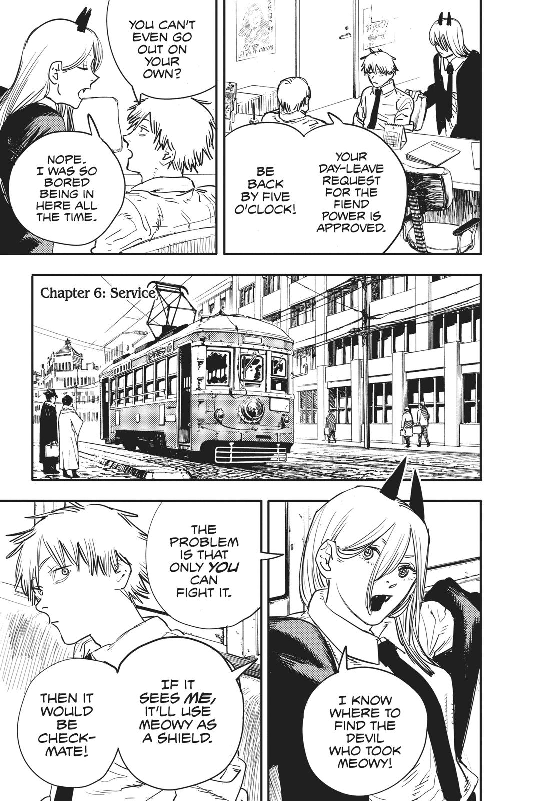 Chainsaw Man Chapter 6 page 1 - Chapter 6: Service