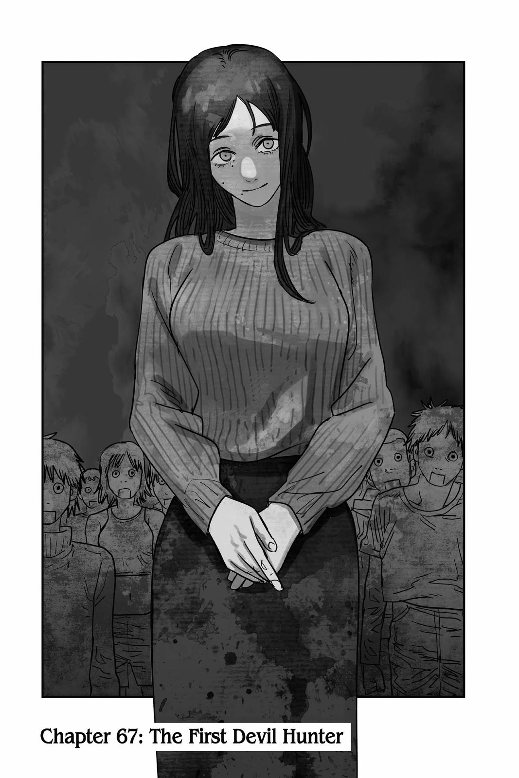 Chainsaw Man Chapter 67 page 1 - Chapter 67: The First Devil Hunter