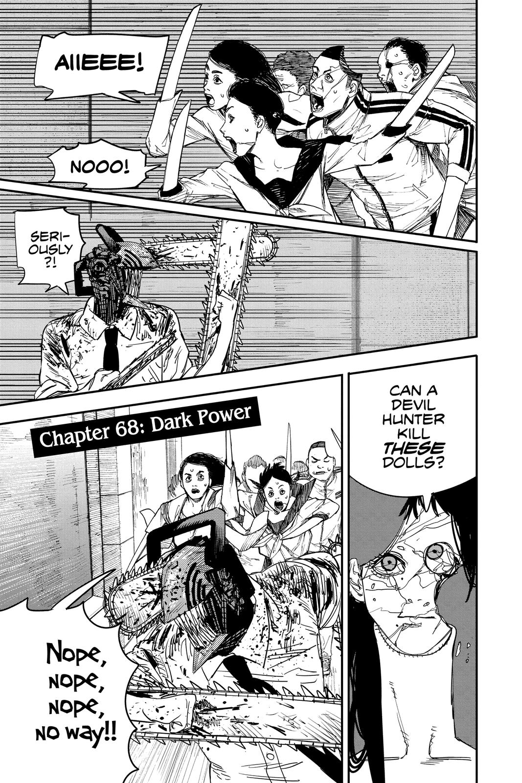 Chainsaw Man Chapter 68 page 1 - Chapter 68: Dark Power