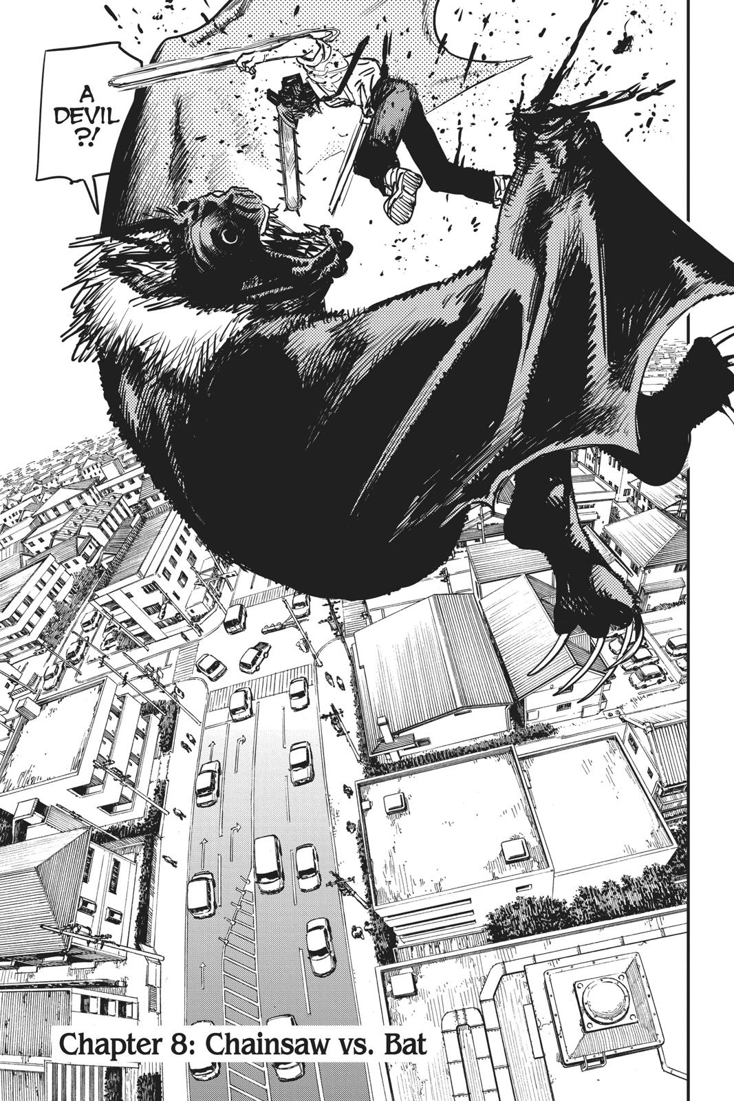 Chainsaw Man Chapter 8 page 8 - Chapter 8: Chainsaw vs. Bat
