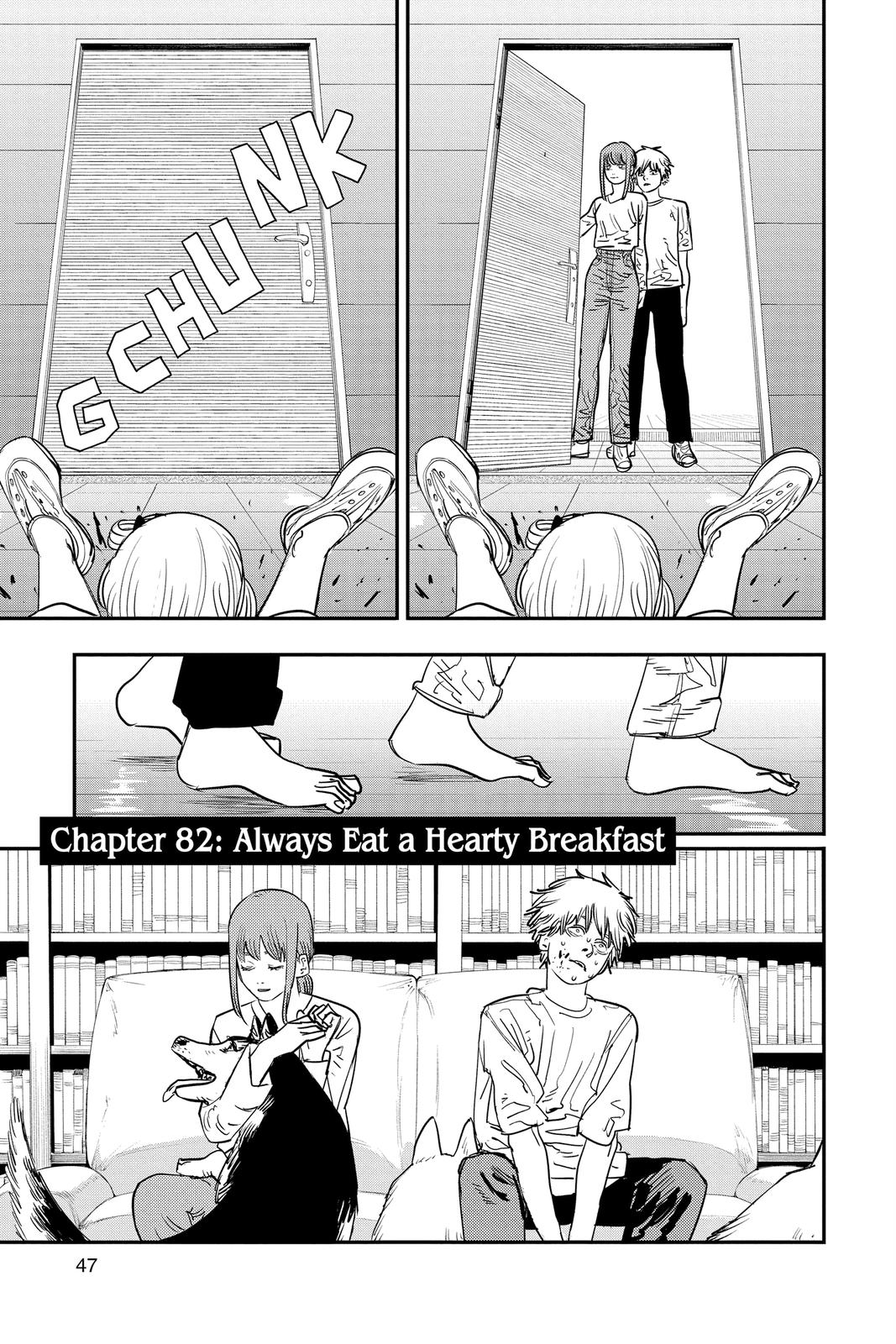 Chainsaw Man Chapter 82 page 1 - Chapter 82: Always Eat a Hearty Breakfast