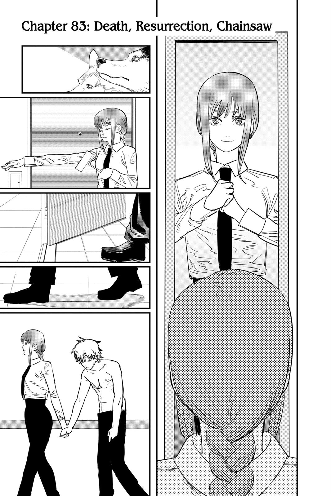 Chainsaw Man Chapter 83 page 1 - Chapter 83: Death, Resurrection, Chainsaw
