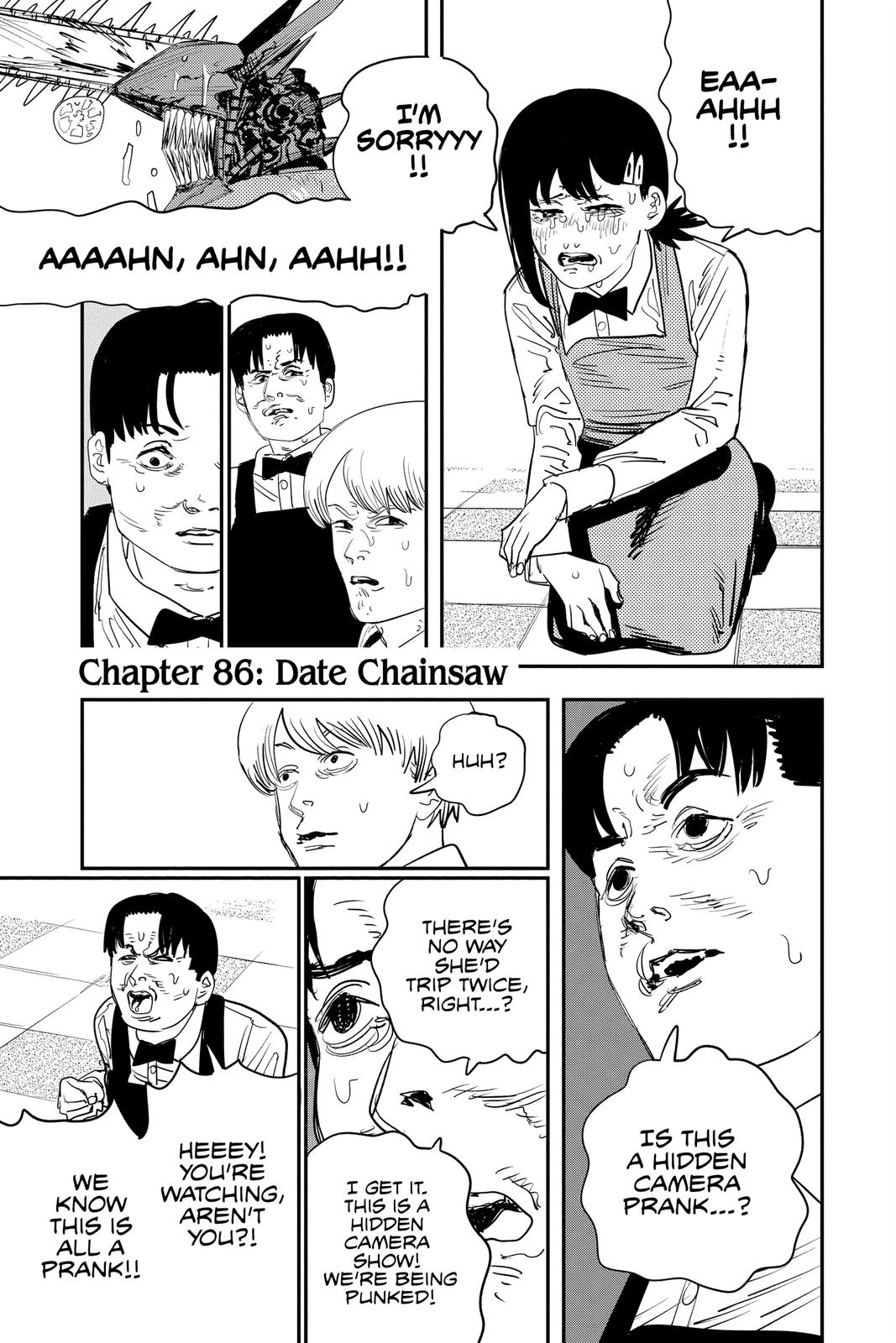Chainsaw Man Chapter 86 page 1 - Chapter 86: Date Chainsaw