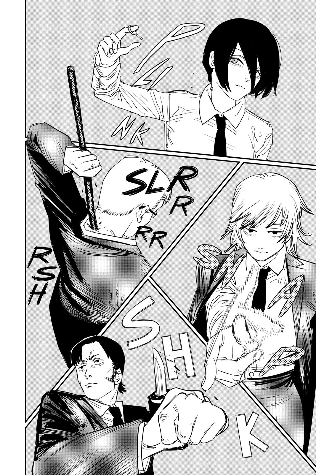 Chainsaw Man Chapter 87 page 4 - Chapter 87: Chainsaw Man Vs. the Horrifying Weapon Humans