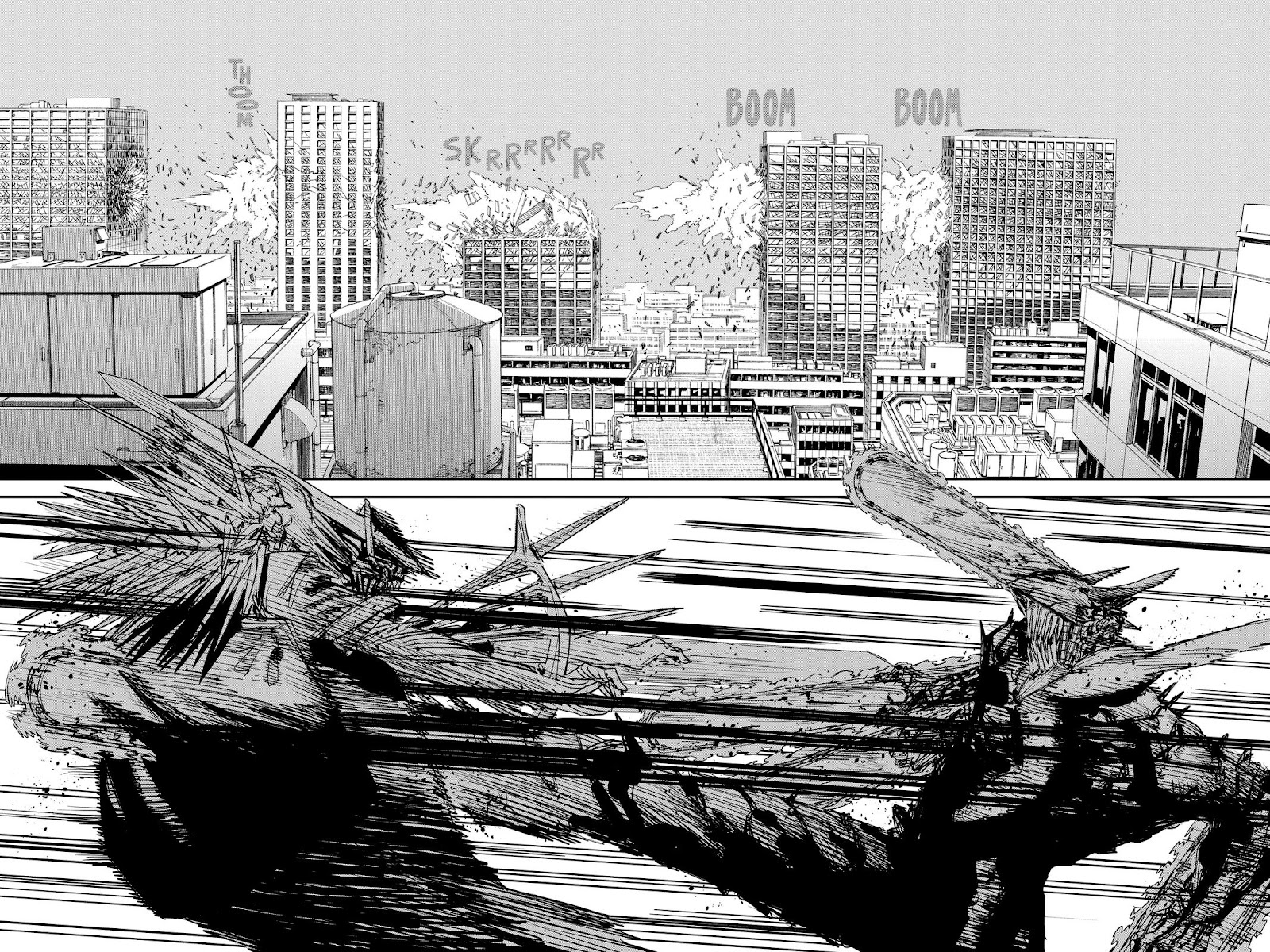 Chainsaw Man Chapter 87 page 9 - Chapter 87: Chainsaw Man Vs. the Horrifying Weapon Humans