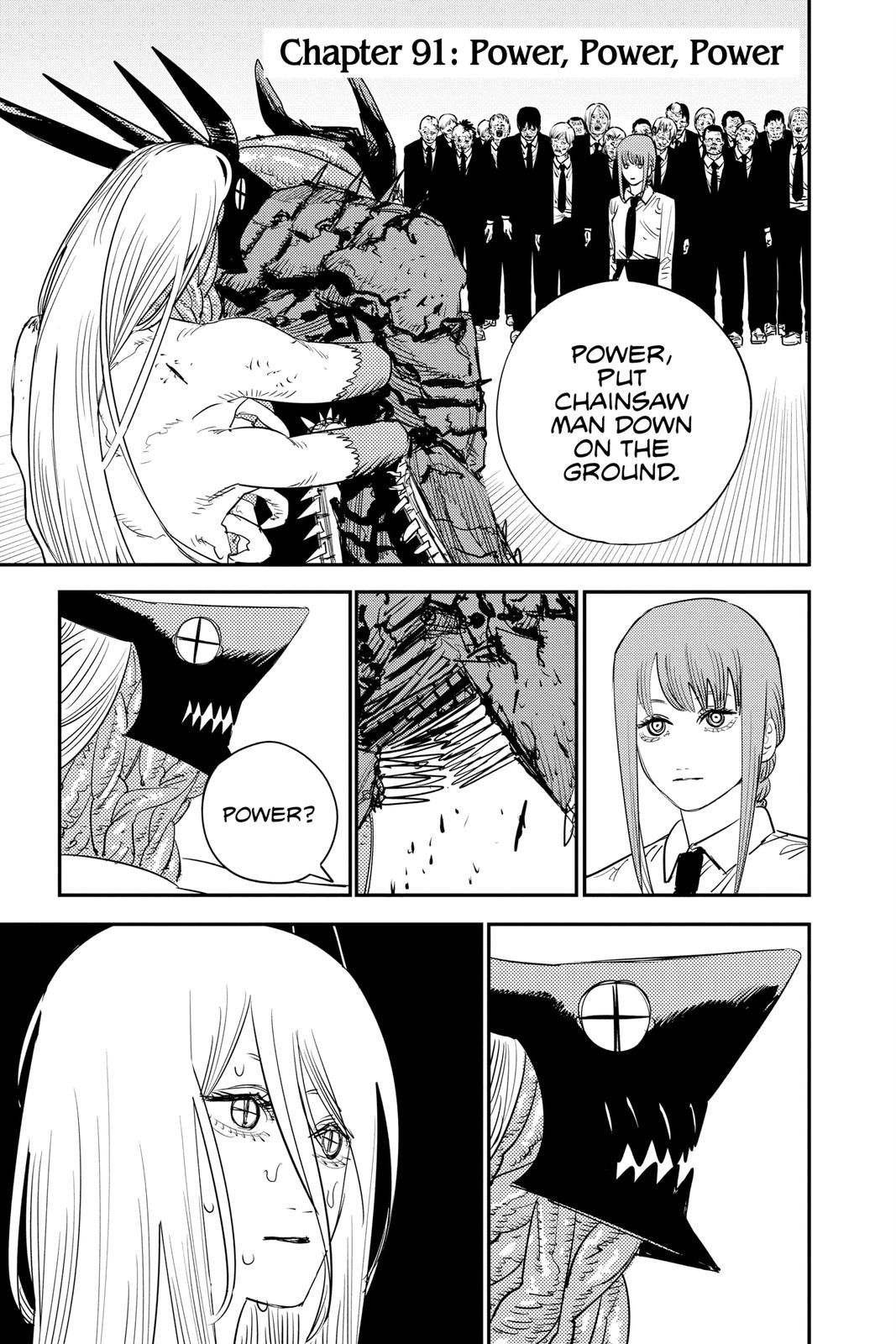 Chainsaw Man Chapter 91 page 1 - Chapter 91: Power, Power, Power