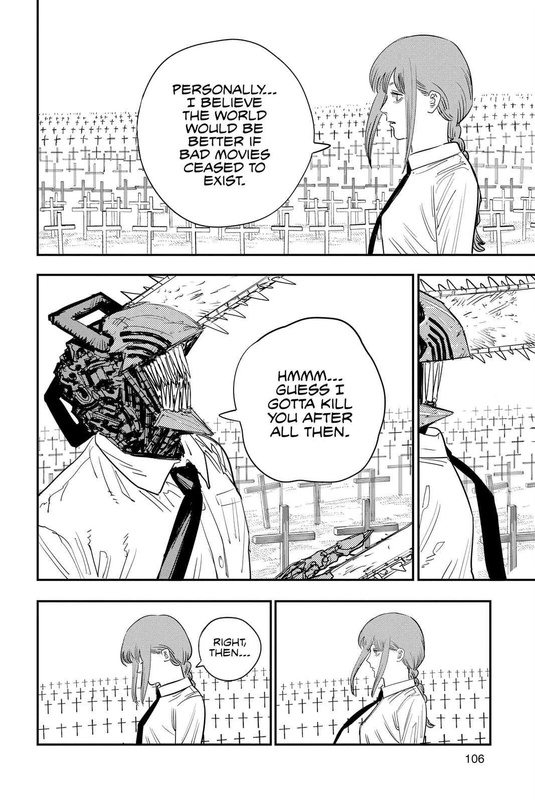 Chainsaw Man Chapter 93 page 15 - Chapter 93: You & Crappy Movies