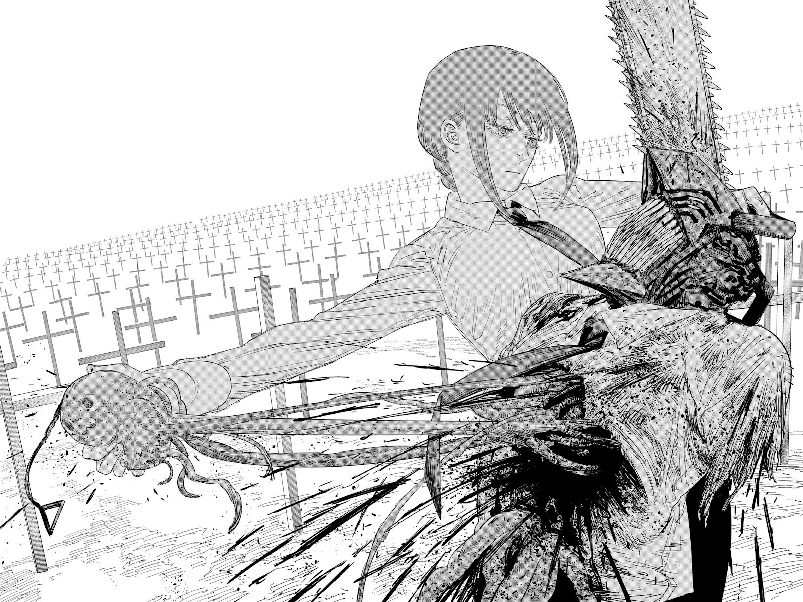Chainsaw Man Chapter 95 page 12 - Chapter 95: Chainsaw Man vs. Control Devil
