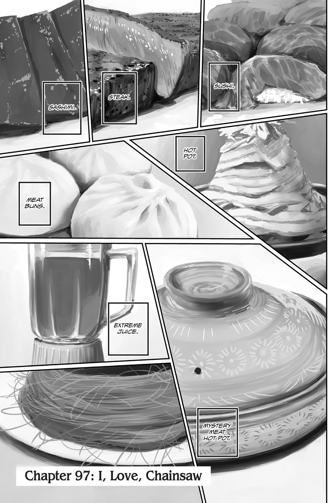 Chainsaw Man Chapter 97 page 2 - Chapter 97: I, Love, Chainsaw [Part 1 END]