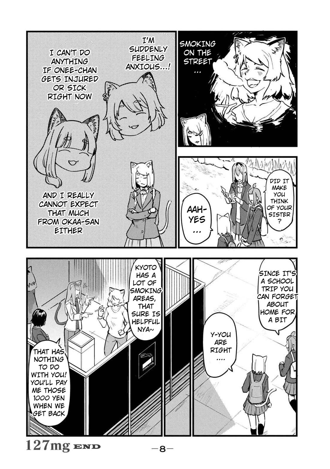 Chainsmoker Cat Chapter 127 page 6 - Chapter 127: 127mg