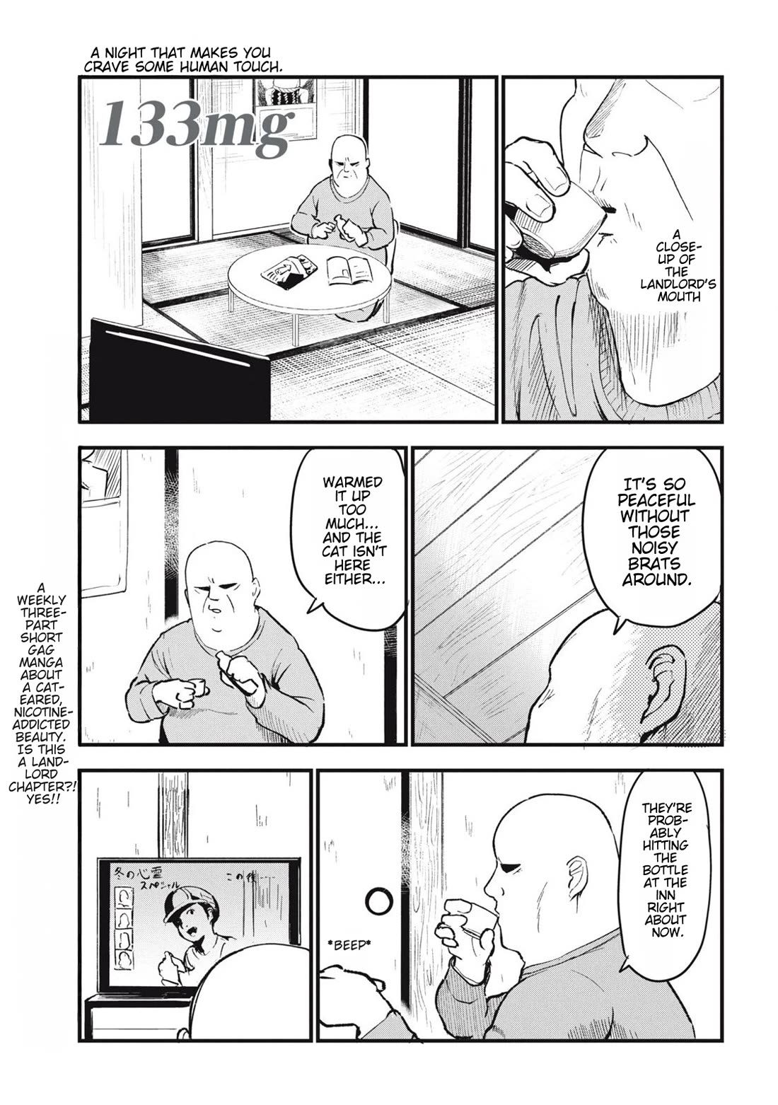 Chainsmoker Cat Chapter 133 page 1 - Chapter 133: 133mg