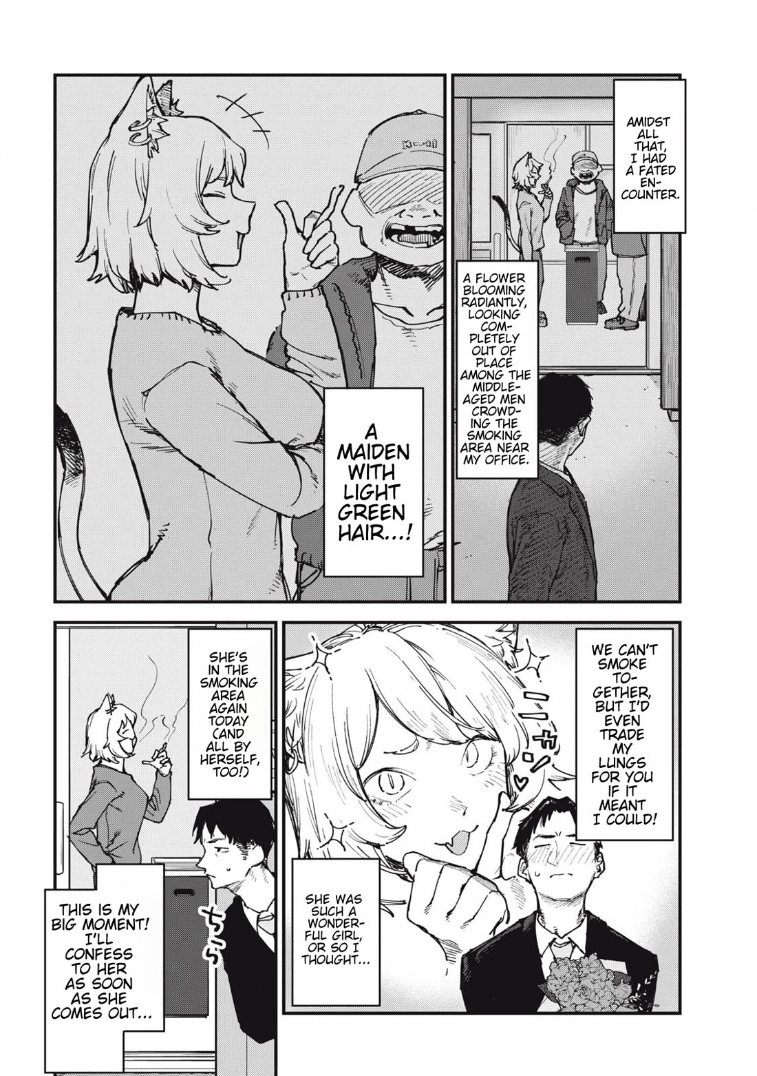 Chainsmoker Cat Chapter 148 page 2 - Chapter 148: 148mg