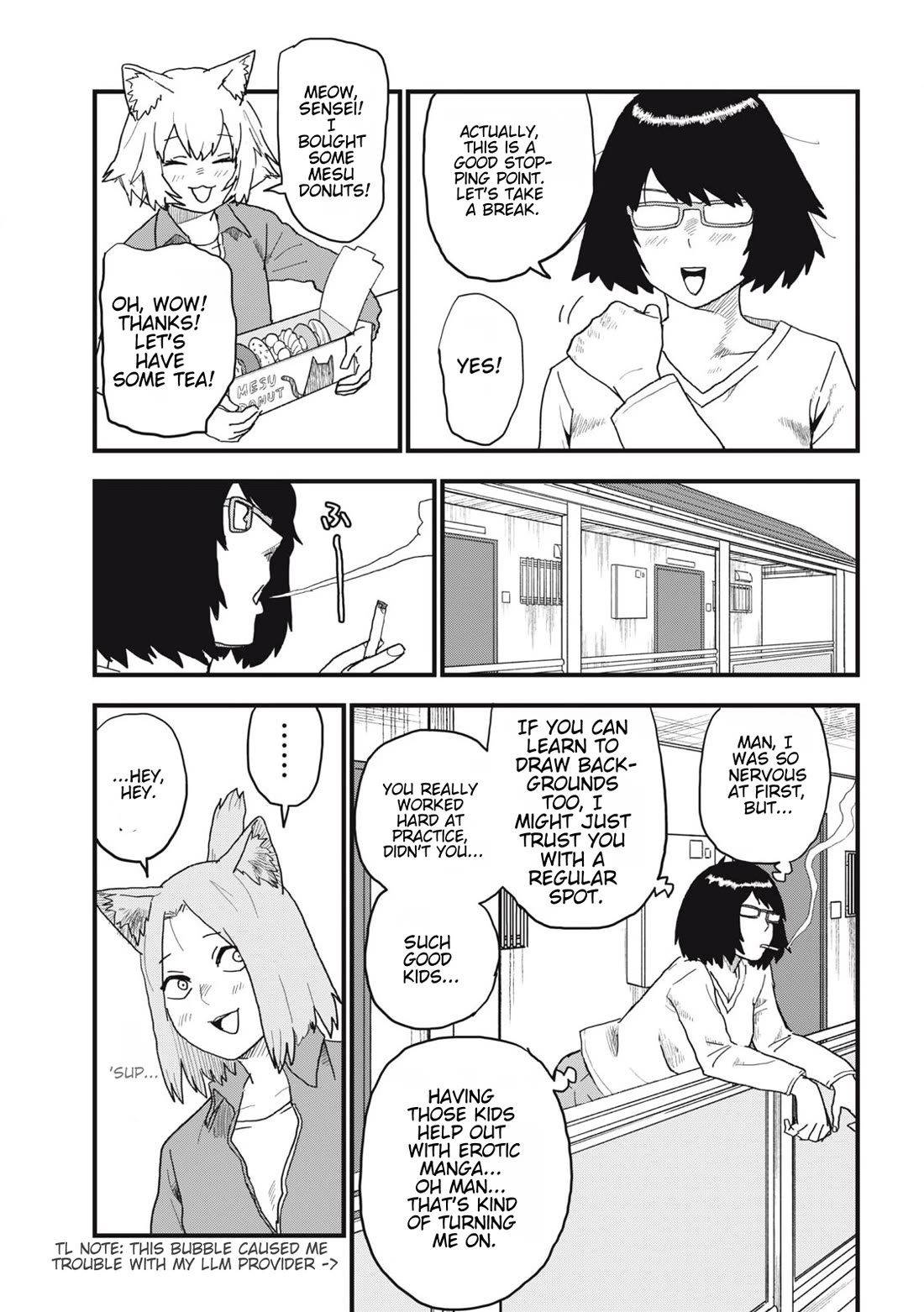 Chainsmoker Cat Chapter 150 page 3 - Chapter 150: 150mg