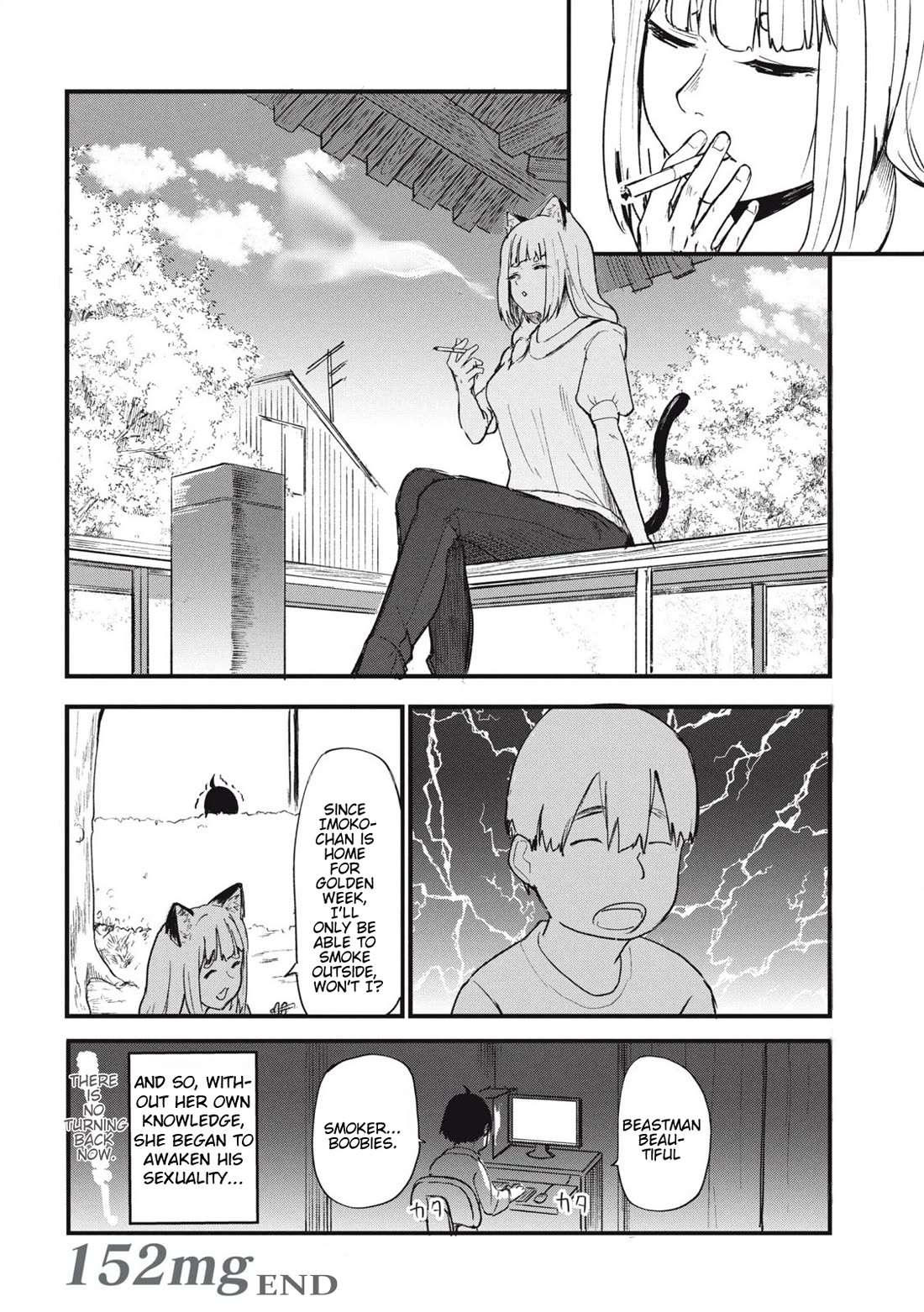 Chainsmoker Cat Chapter 152 page 4 - Chapter 152: 152mg