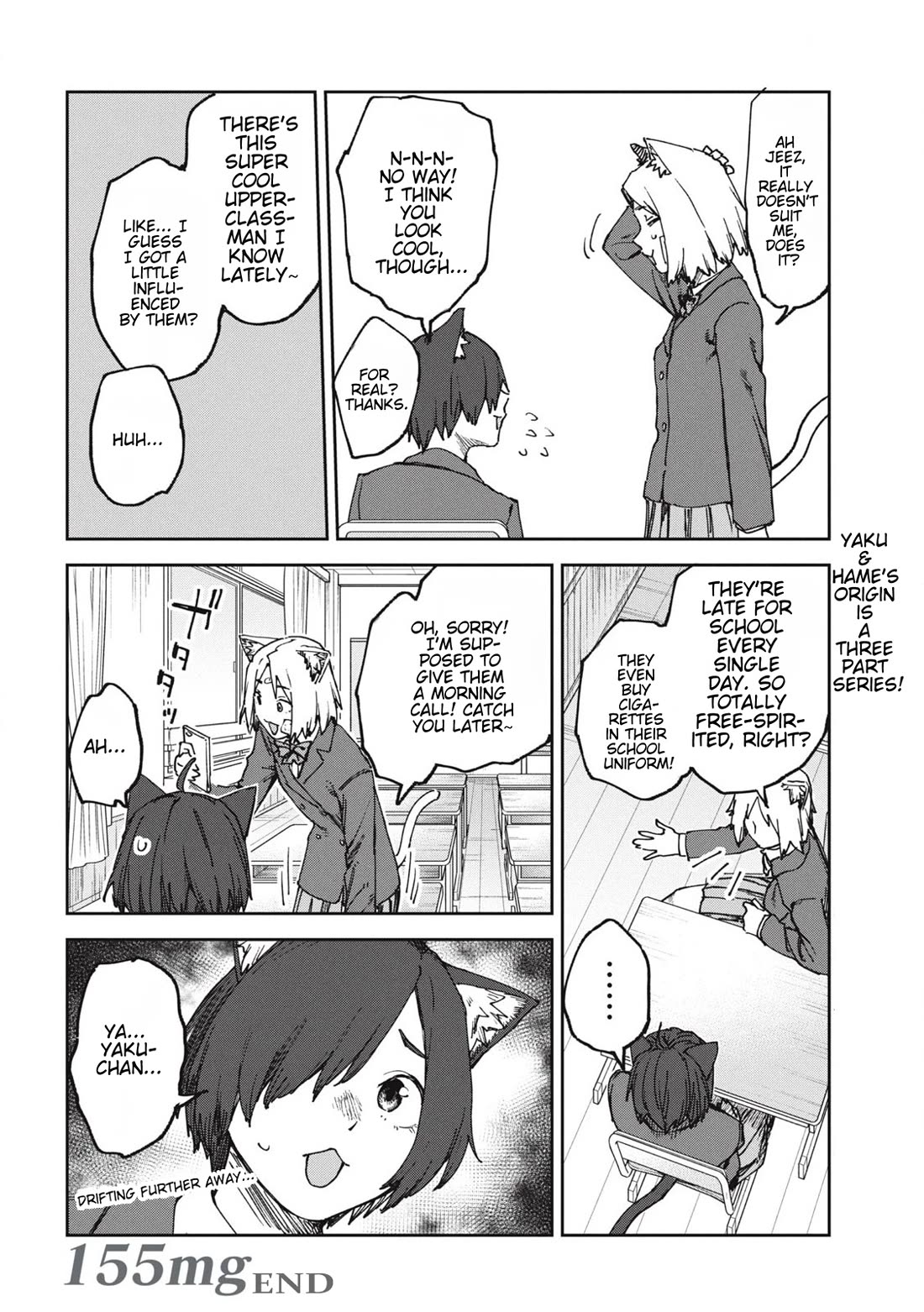 Chainsmoker Cat Chapter 155 page 6 - Chapter 155: 155mg