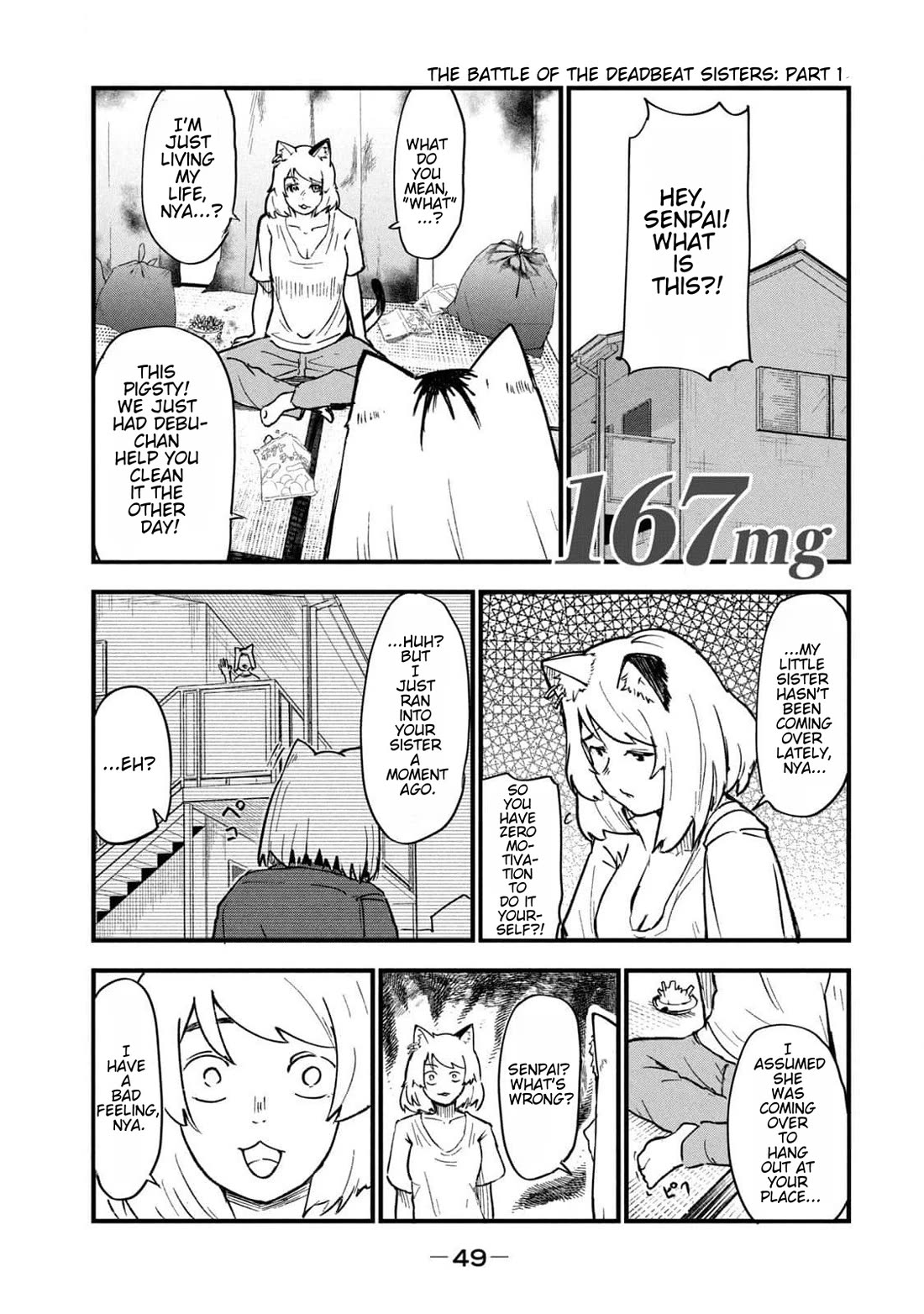 Chainsmoker Cat Chapter 167 page 1 - Chapter 167: 167mg