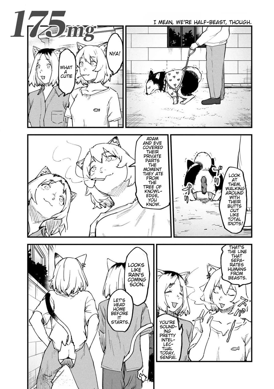 Chainsmoker Cat Chapter 175 page 1 - Chapter 175: 175mg