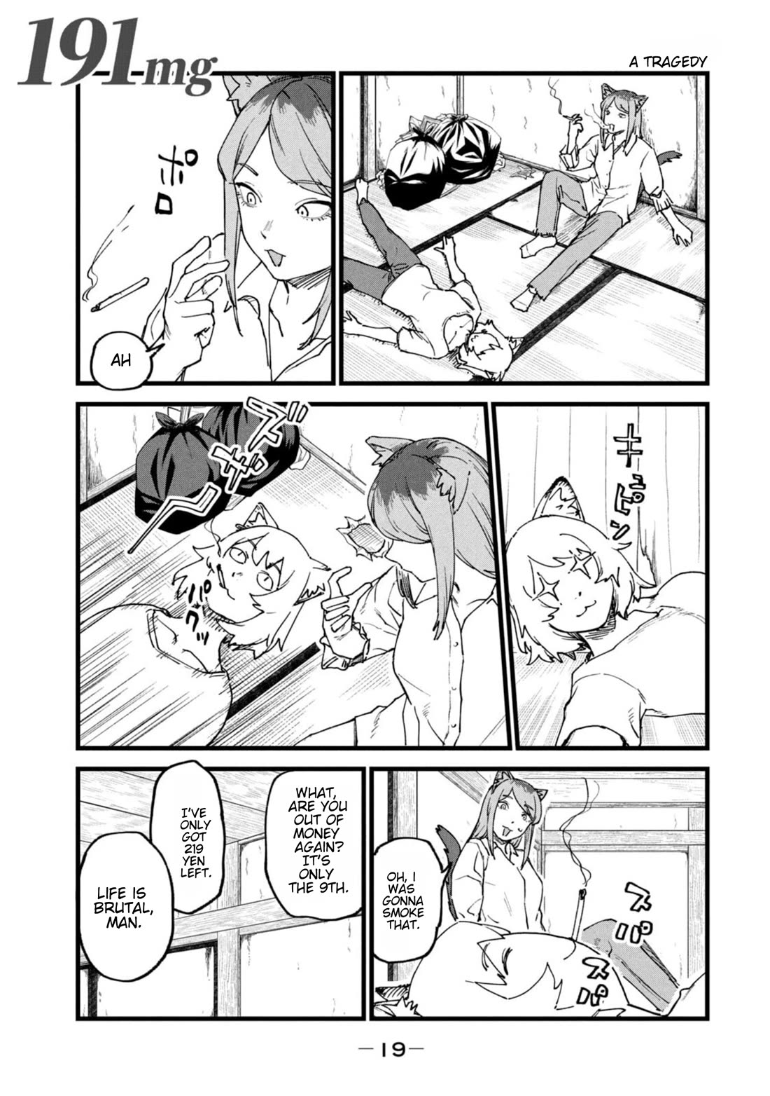Chainsmoker Cat Chapter 191 page 1 - Chapter 191: 191mg