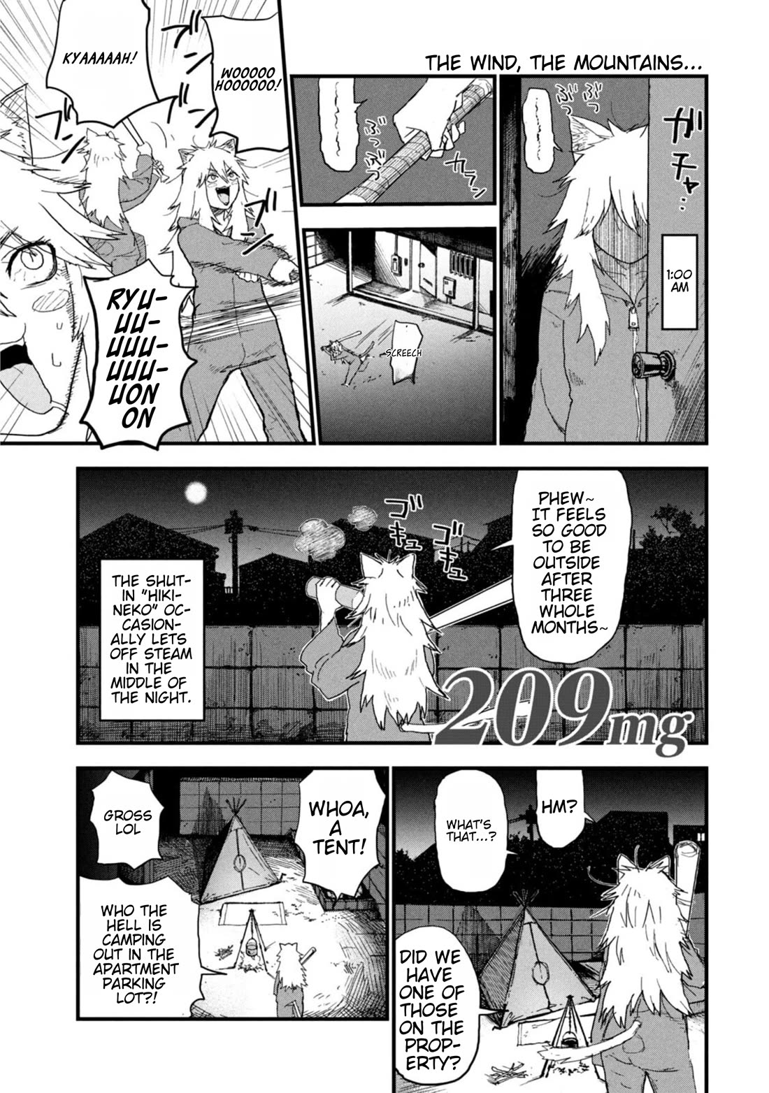 Chainsmoker Cat Chapter 209 page 1 - Chapter 209: 209mg