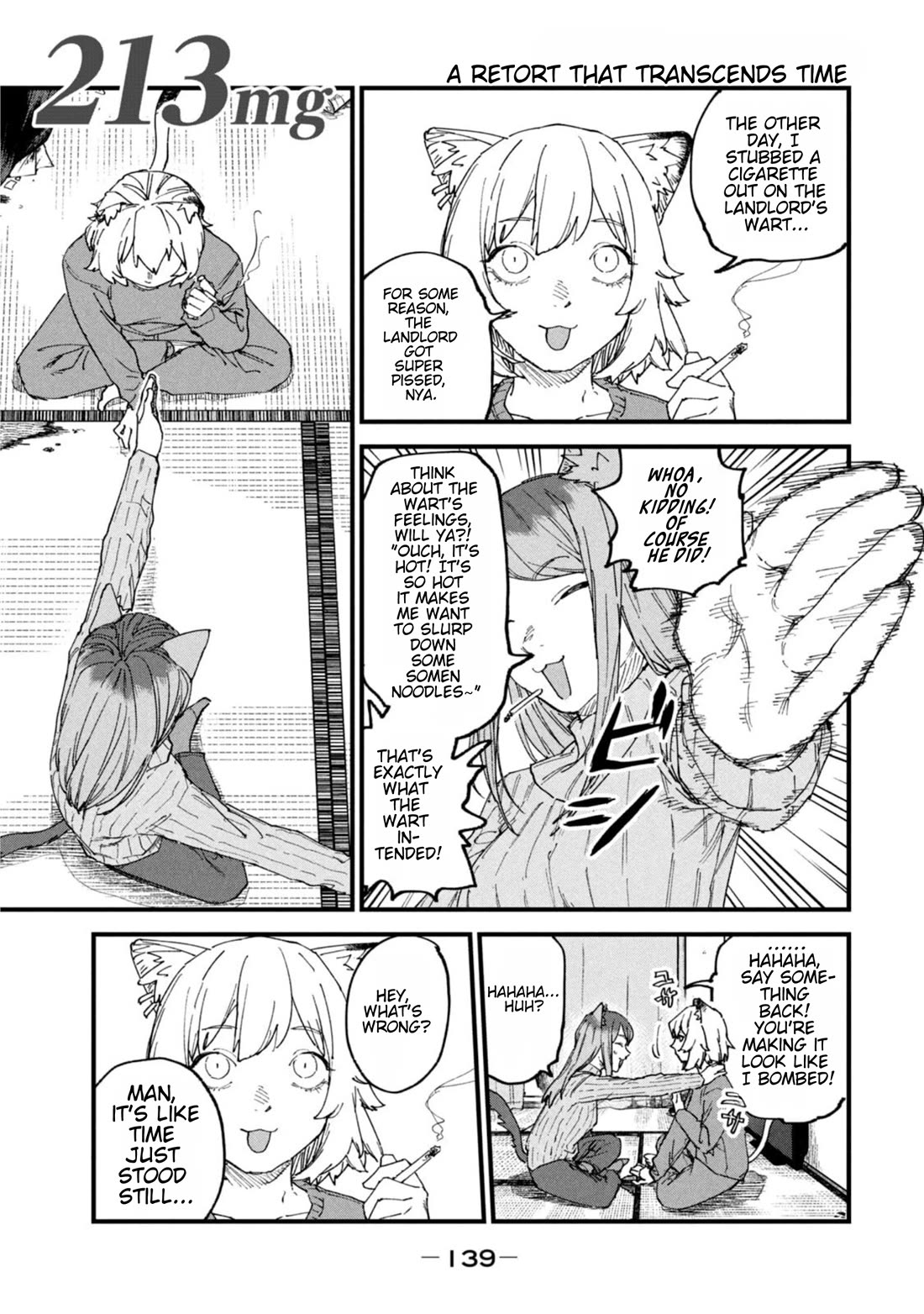 Chainsmoker Cat Chapter 213 page 1 - Chapter 213: 213mg
