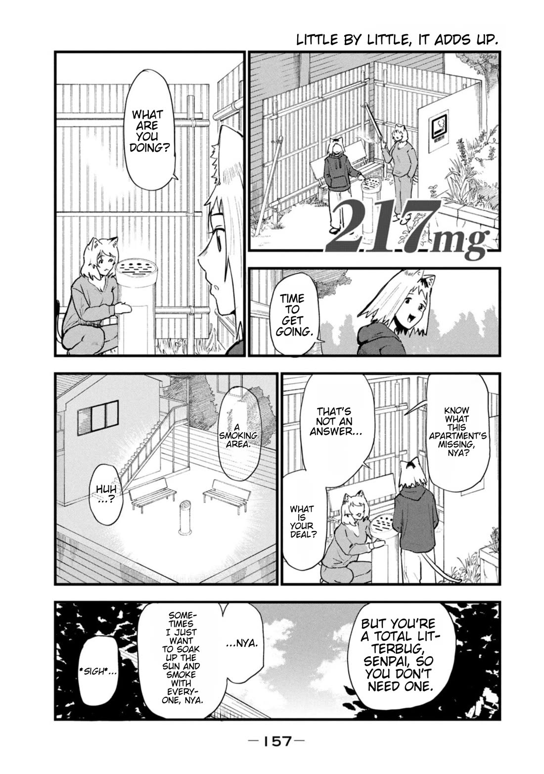 Chainsmoker Cat Chapter 217 page 1 - Chapter 217: 217mg