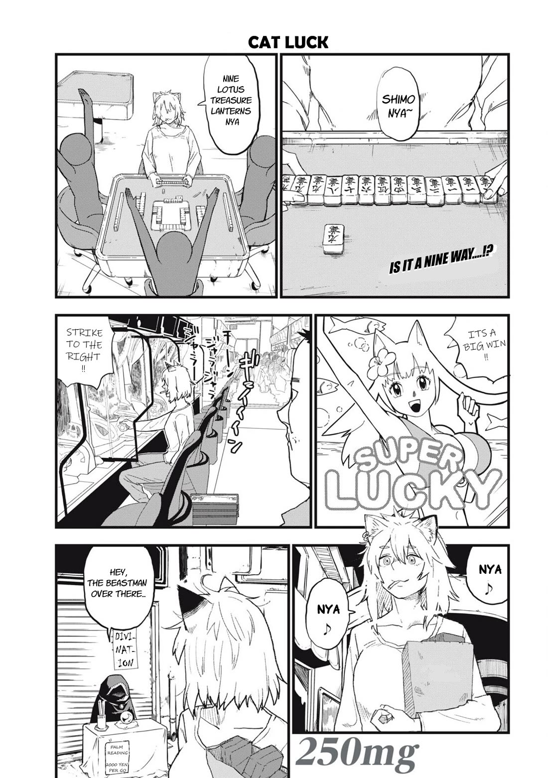 Chainsmoker Cat Chapter 250 page 1 - Chapter 250: 250mg - Cat Luck