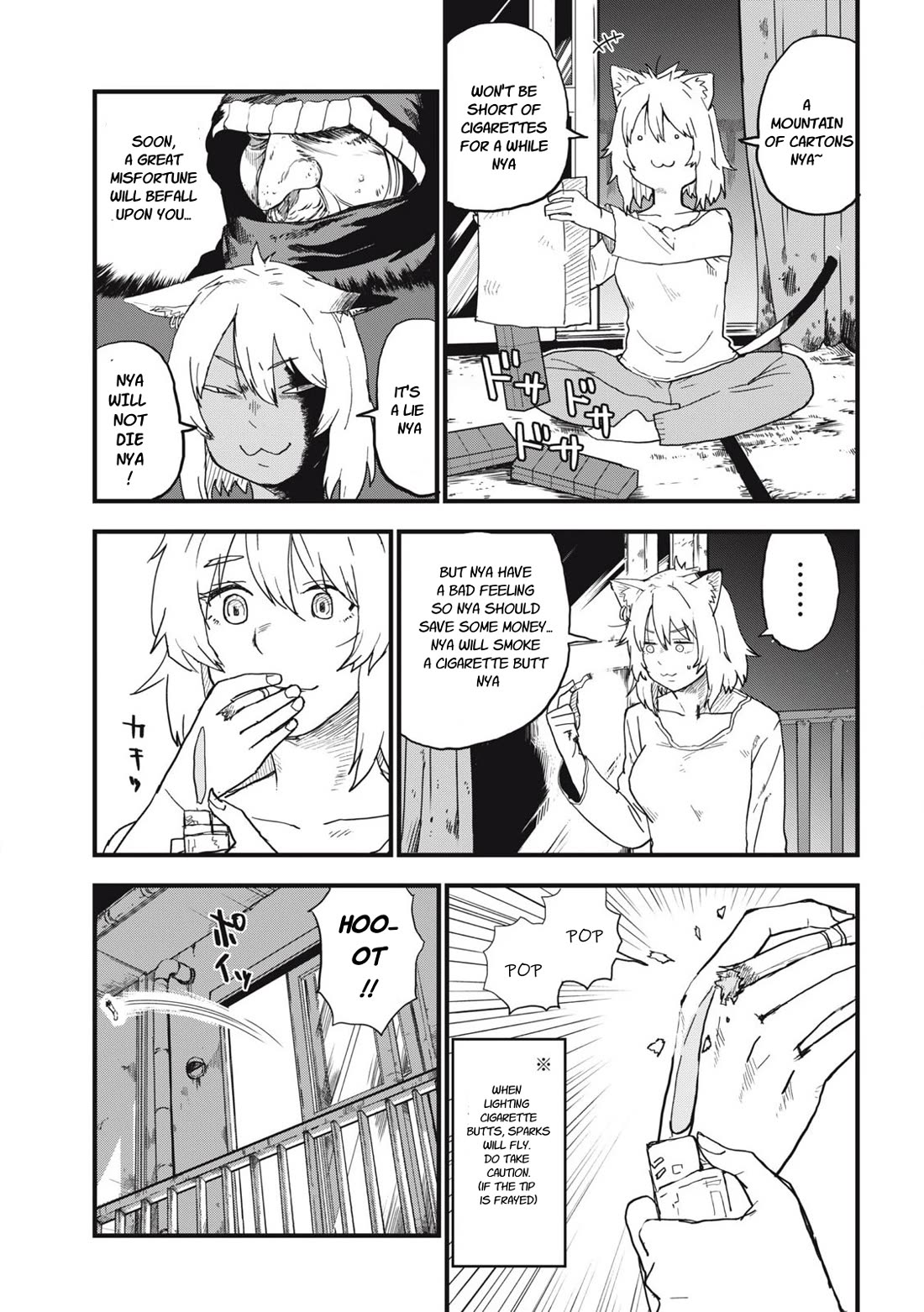 Chainsmoker Cat Chapter 250 page 3 - Chapter 250: 250mg - Cat Luck